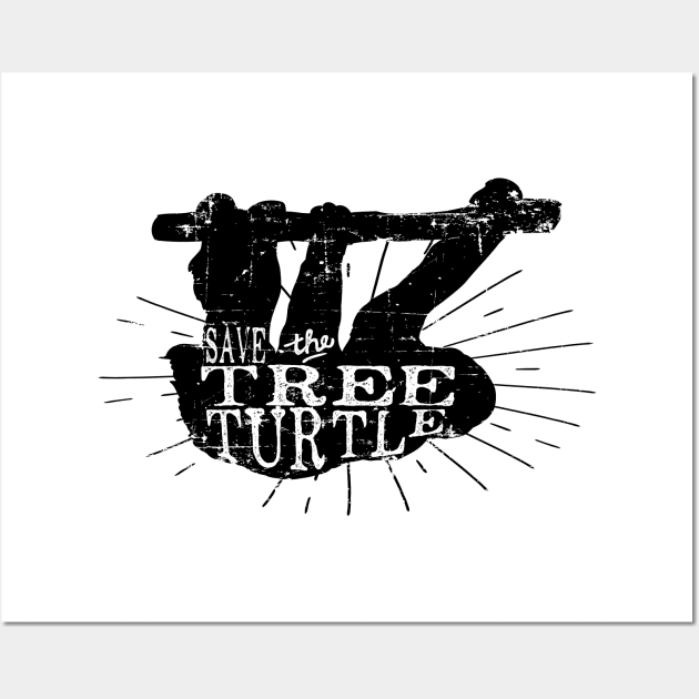Save the Tree Turtle Wall Art by cogwurx